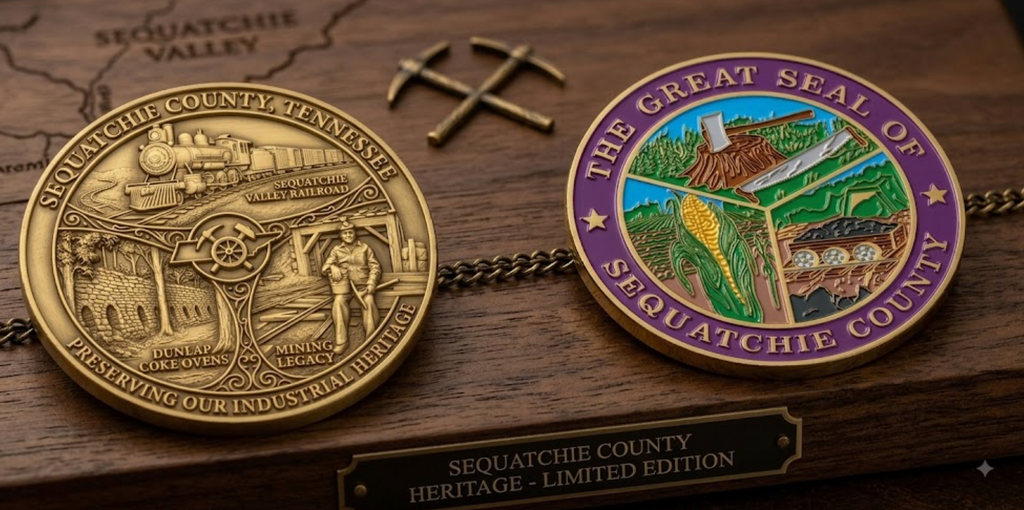 Seal of Sequatchie County, Tennessee - LIMITED EDITION COIN