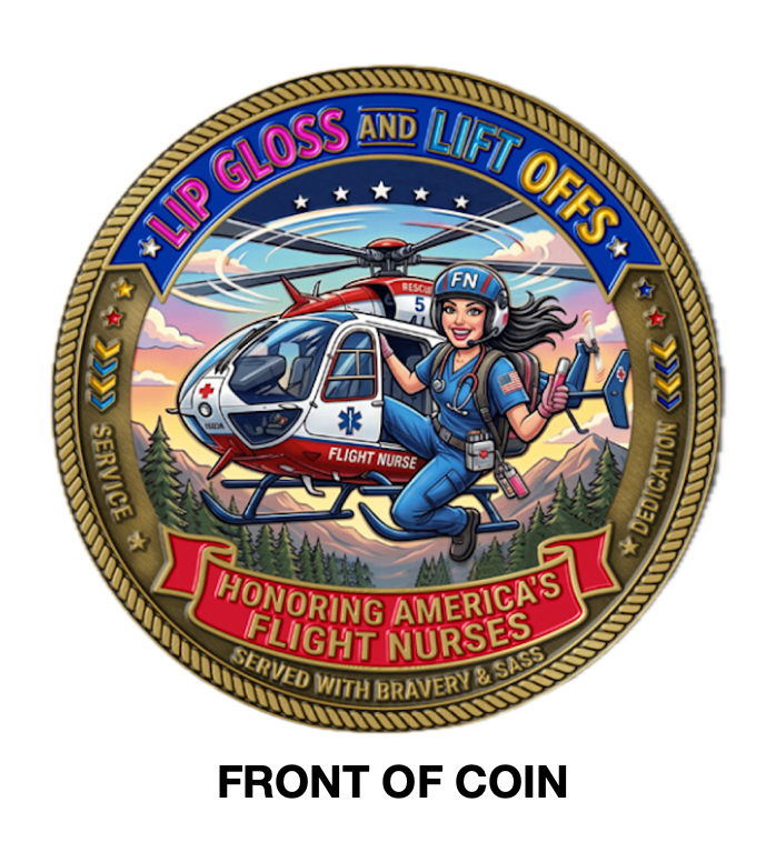 LIP GLOSS and LIFT OFFS CHALLENGE COIN