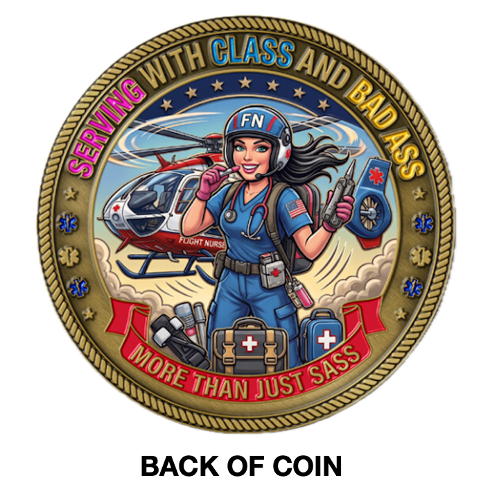 LIP GLOSS and LIFT OFFS CHALLENGE COIN