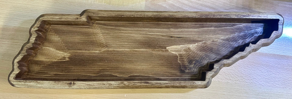 Tennessee Catch All Wooden Bowl